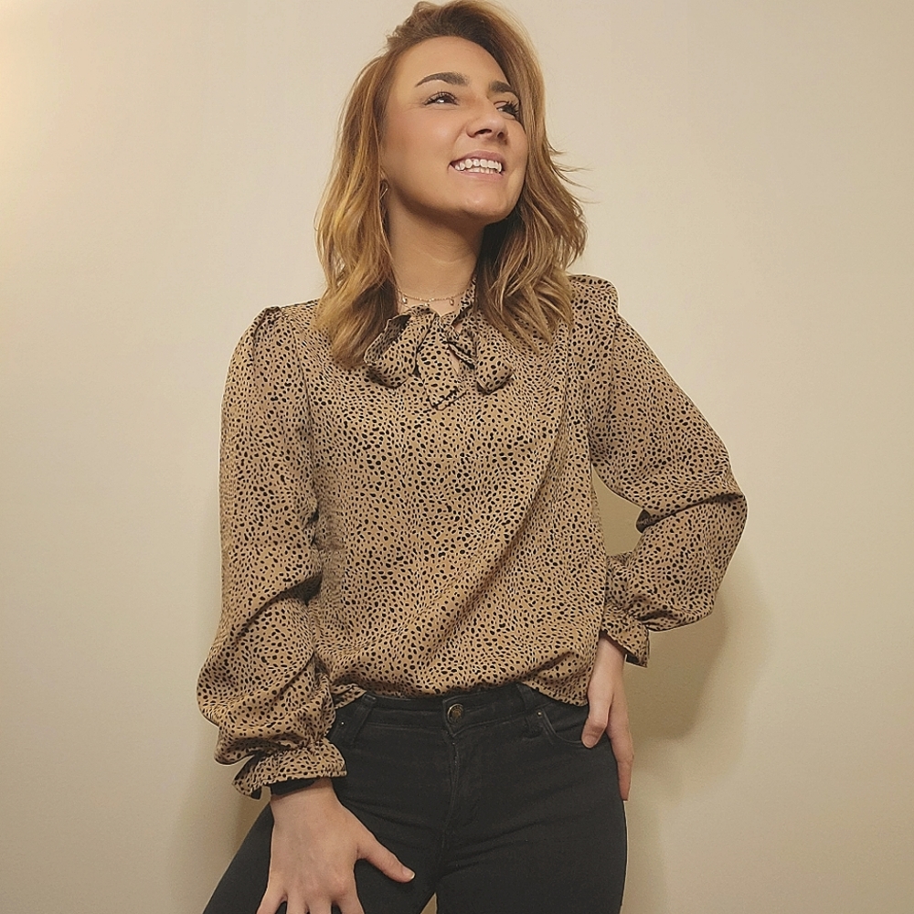 Leopard Print Blouse
